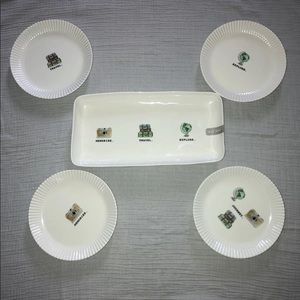 Rae Dunn Travel plates- PLATTER SOLD